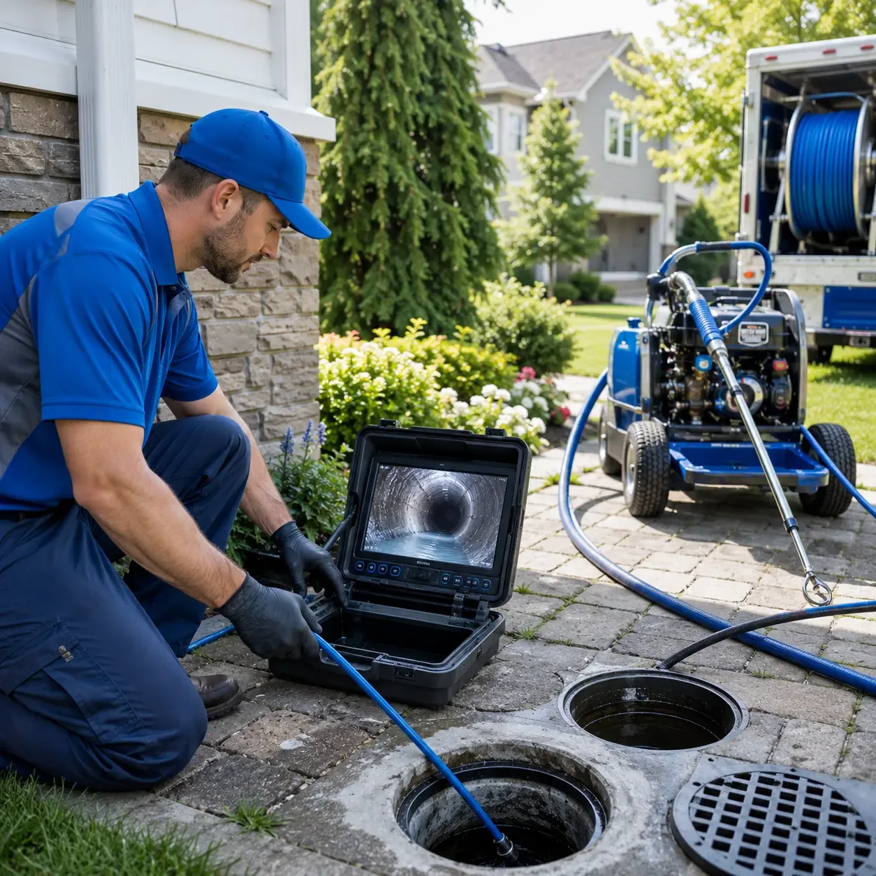 Outdoor drain cleaning professionals serving Alden, MI